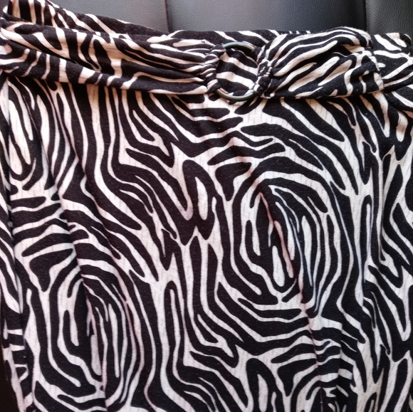 Robert Louis Zebra Print Maxi Skirt - Picture 2 of 5